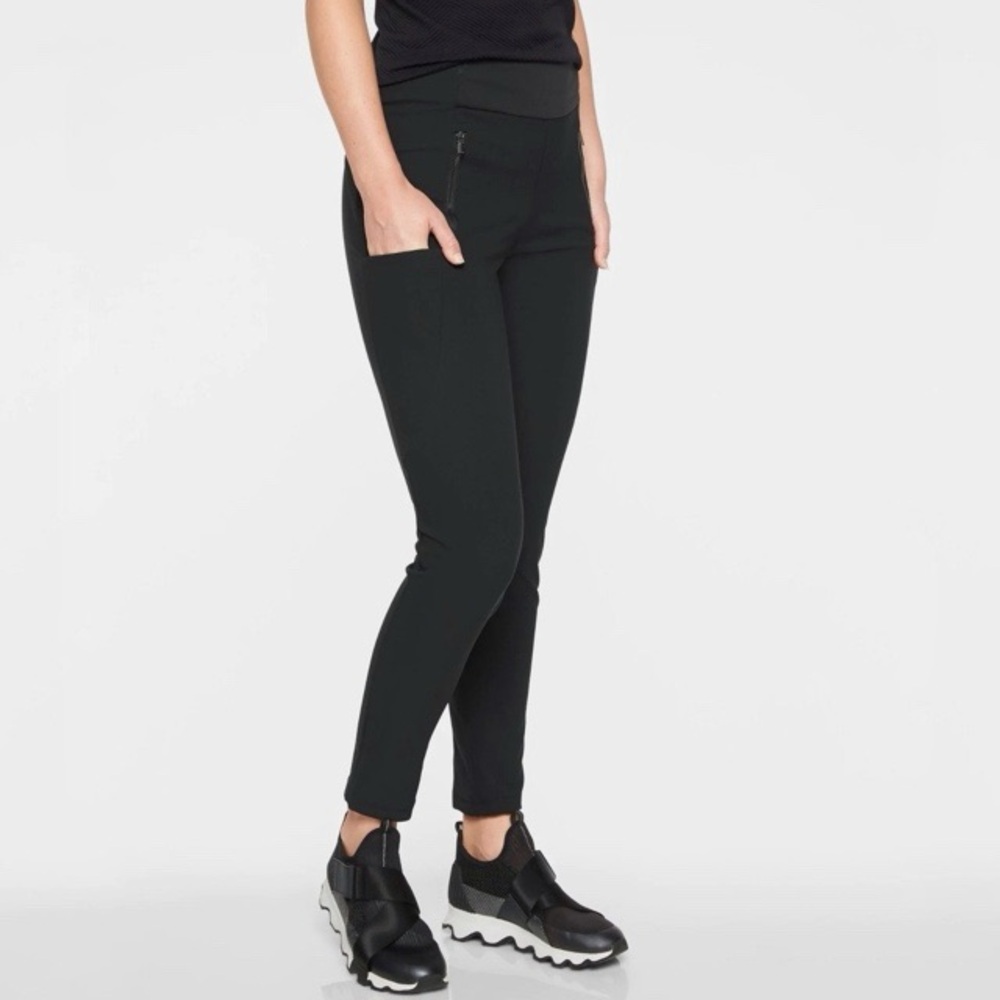 Athleta  Dark Gray Straight Leg Pants